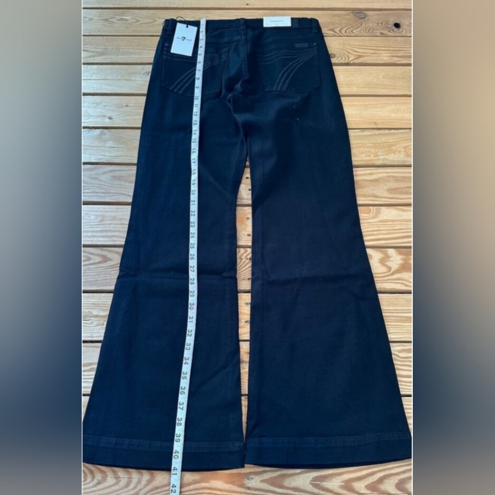 7 For All Mankind Gray Flare & Wide Leg Jeans